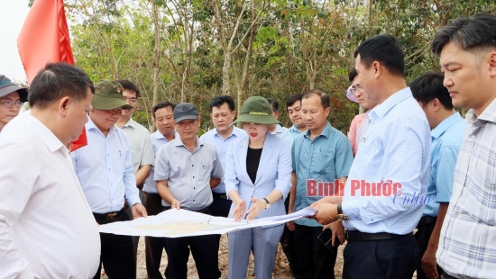 Bí thư Tỉnh ủy Tôn Ngọc Hạnh kiểm tra Dự án cao tốc TP. Hồ Chí Minh - Thủ Dầu Một - Chơn Thành