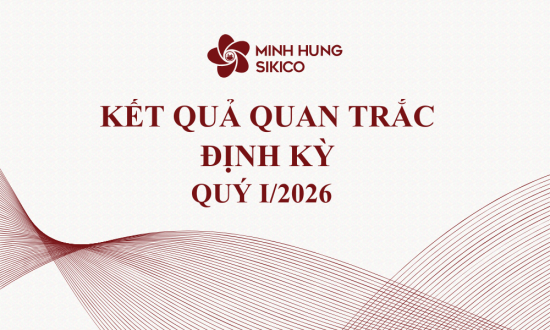 Kết quả quan trắc định kỳ quý I/2026