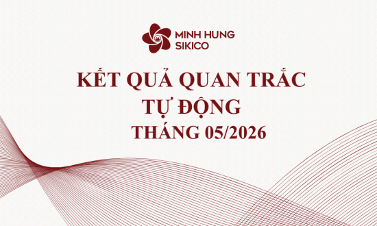 Kết quả quan trắc tự động tháng 05/2026