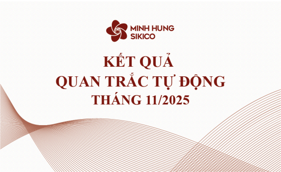 Kết quả quan trắc tự động tháng 11/2025