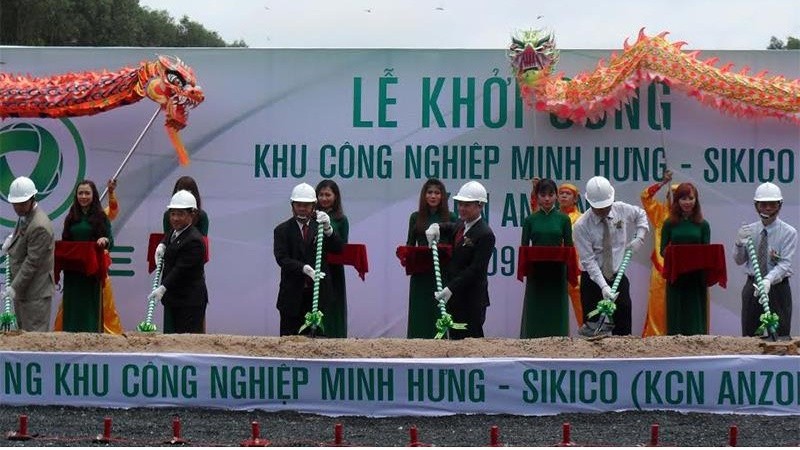 The groundbreaking ceremony for the Anzone Industrial Zone (thesaigontimes.vn)