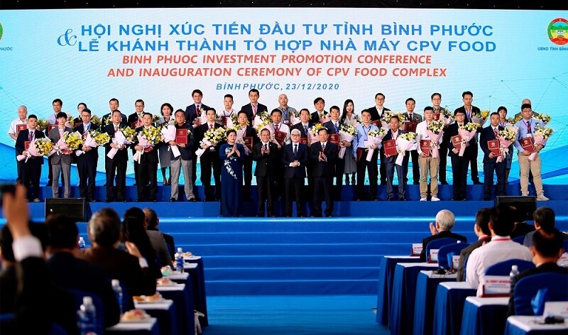 KCN Minh Hưng Sikico tham gia hội nghi xúc tiến đầu tư tình Bình Phước