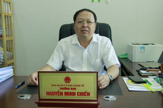 Ông Nguyễn Minh Chiến, Trưởng Ban Quản lý KKT KCN Bình Phước. (Nguồn: Internet)