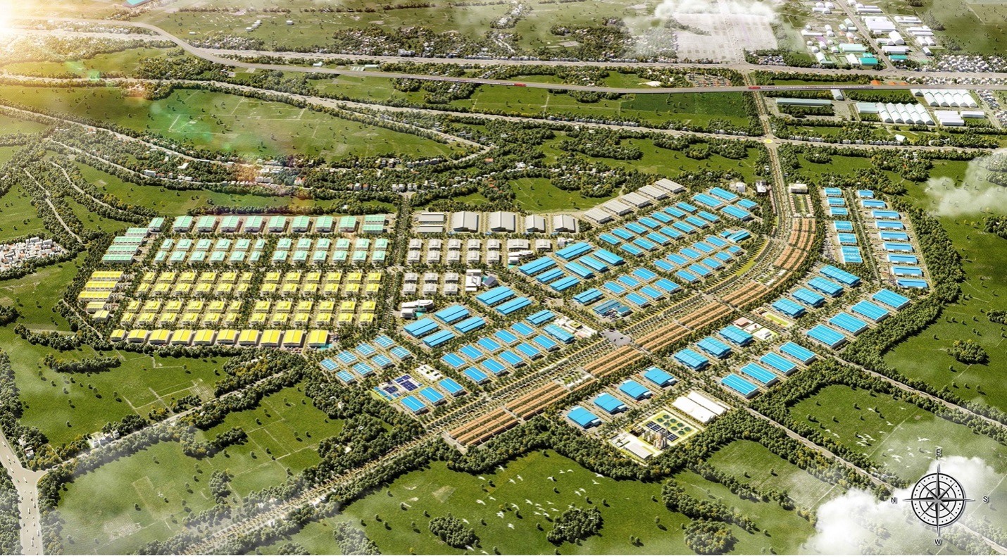 MHS Industrial Park has a total area of 655 hectares in phase 1.